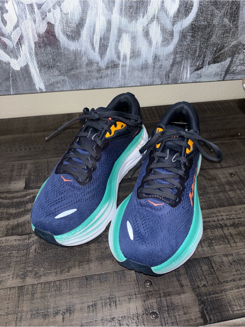 HOKA Bondi 8 running shoe WOMENS SZ 7.5 - Picture 4 of 15
